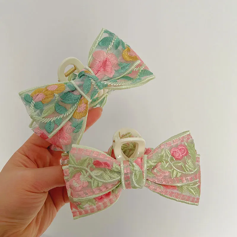 10Yard Embroidered Floral Lace Ribbon Trim 4.6Cm Width for Diy Handmade Clothing Decorative Sewing Fabric Accessory