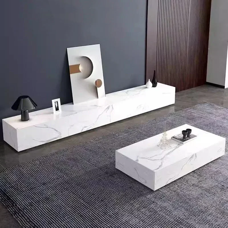 Organizador universal tv stands centro nordic prateleira piso lareira branco nordic salão de tv mesa luxo muebles móveis para casa