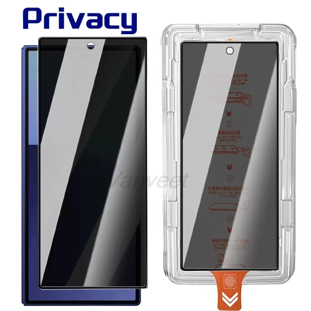 

1-3PCS Installation Privacy Screen Protector For Samsung A36 A56 A52 A50 A51 A13 A05 A32 A16 A17 A15 A35Tempered Glass Dust Free