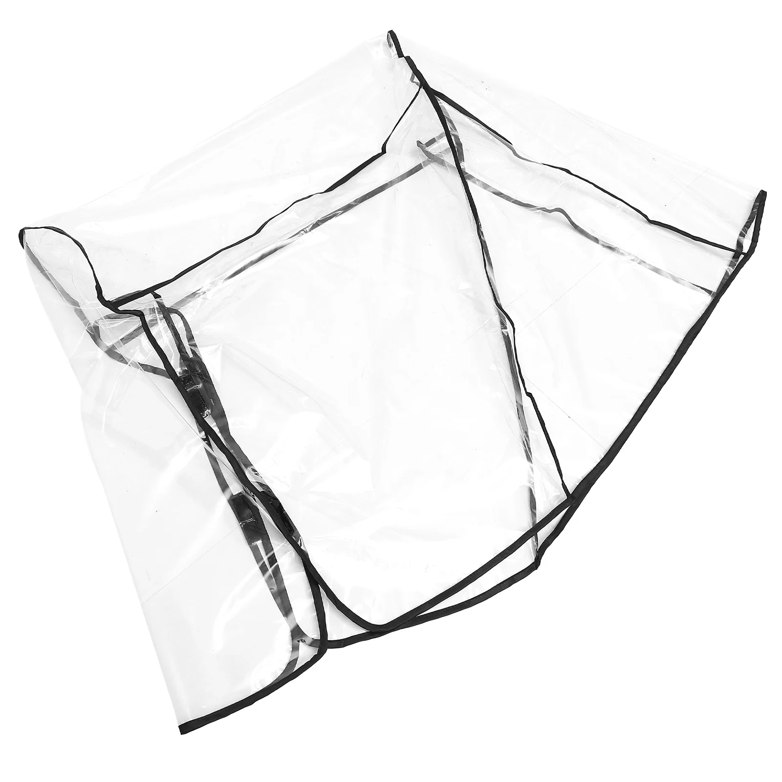 Cubierta de lluvia para cochecito doble de gran tamaño, ajuste Universal para asientos delanteros traseros, Material Eva, protección impermeable a prueba de viento para bebé