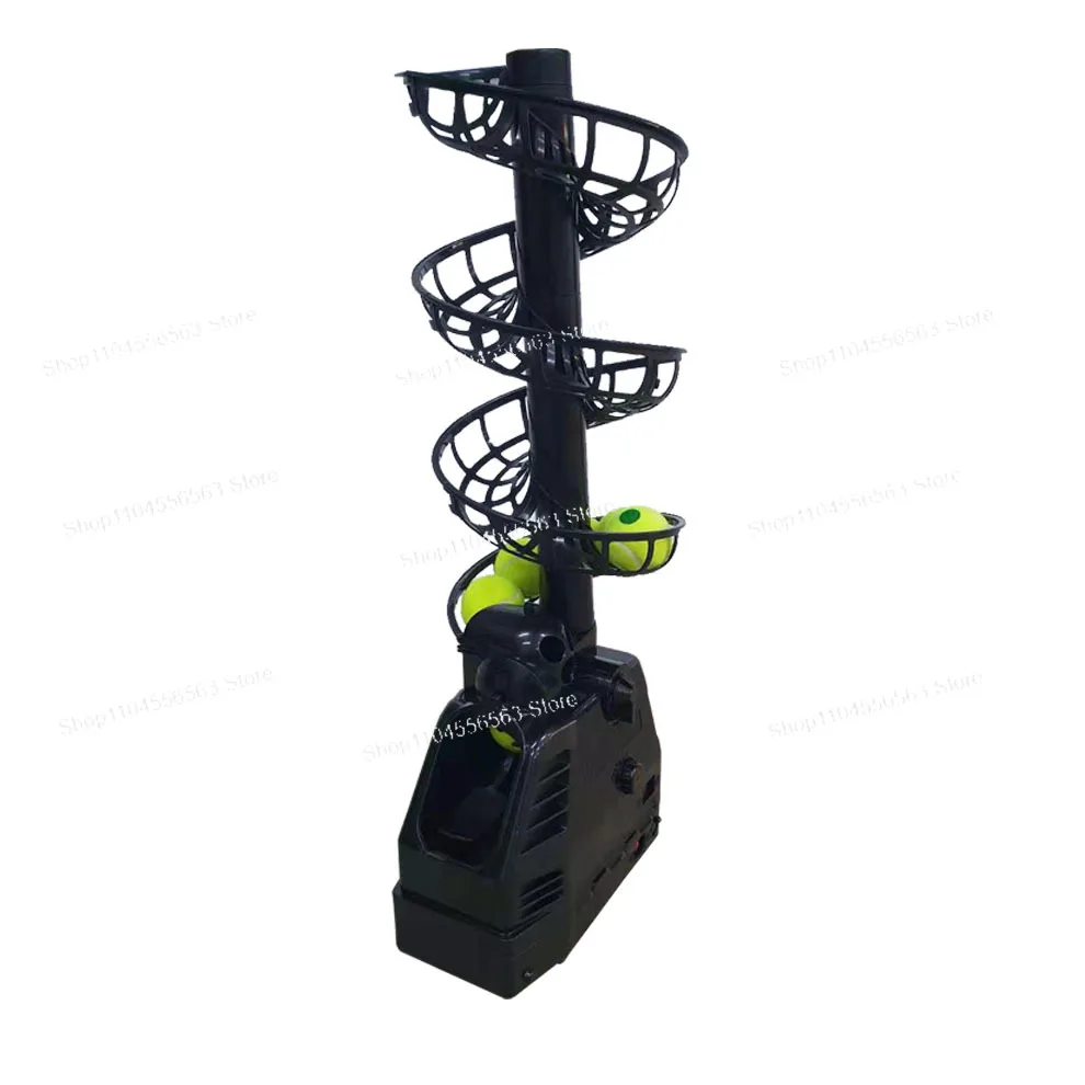 Portable Tennis Ball Launcher, Remote Control Automatic Throwing Machine for Practice