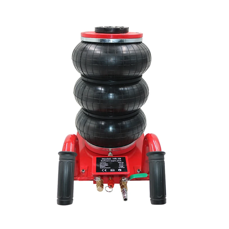 Portable 3-ton Pneumatic Jack Airbag Thickened Tractor Car Self-provided Jack Portable Outdoor Rescue Lifting Equipment