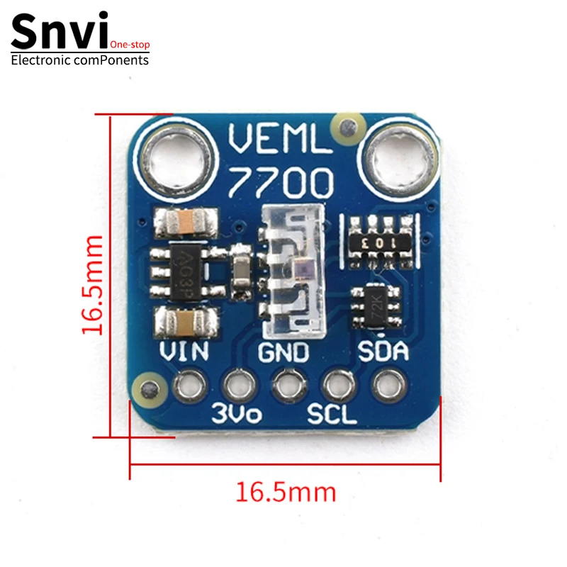VEML7700 Umgebungslichtsensor-Modul 120k Lux Lichtmesssensor-Platine 3,3V 5V I2C IIC-Schnittstelle für Arduino Raspberry Pi – Detail 3