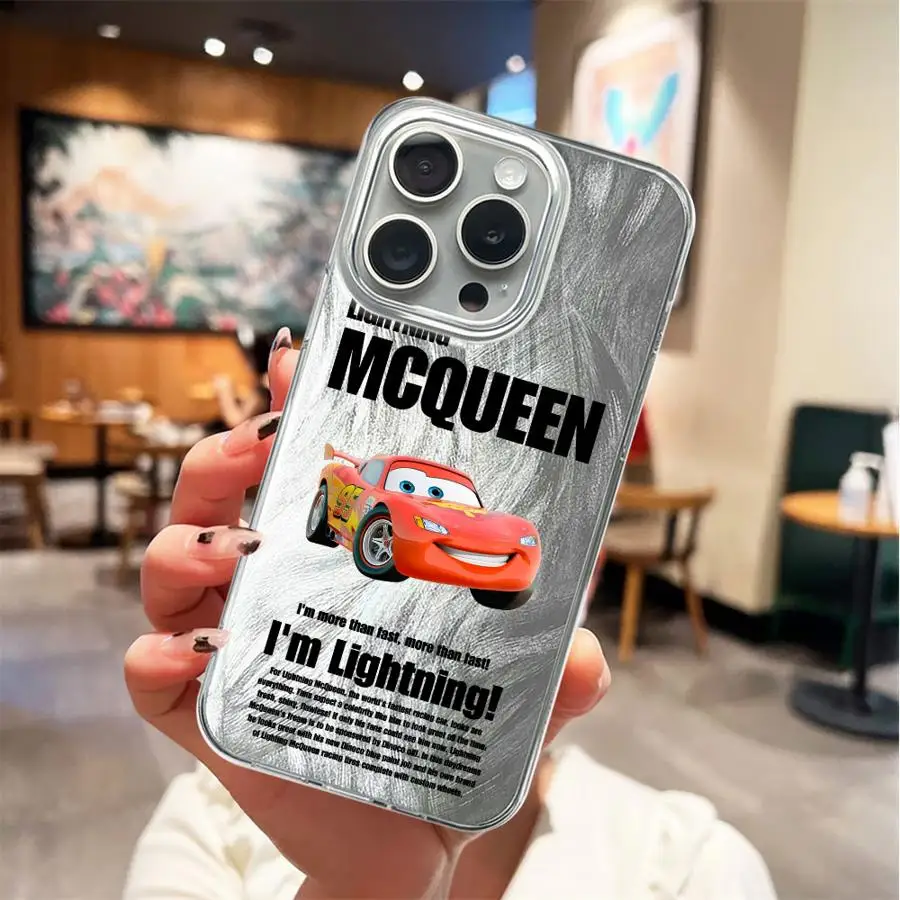 Custodia per iPhone 16e 14 13 Pro 16 Pro Max 11 15 14 Plus 12 Cover posteriore Phoen Sally Lightning McQueen