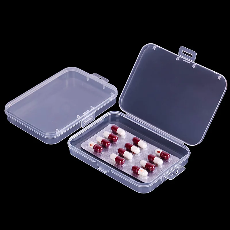 1pcs Transparent Business Card Holders Storage Boxes Plastic Box Card ID Stationery Sorting and Storage Box