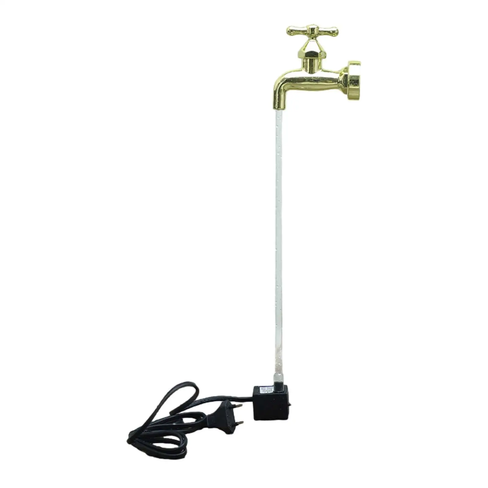 Floating Tap Water Fountain Invisible Flowing Spout Watering Can Fountain for Housewarming Farmhouse Fireplace DIY Art Decor