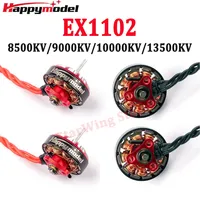 4PCS HappyModel EX1102 1102 8500KV 9000KV 10000KV 13500KV 2-3S Brushless Motor for Mobula7 HD 75mm 85mm Tinywhoop Drones