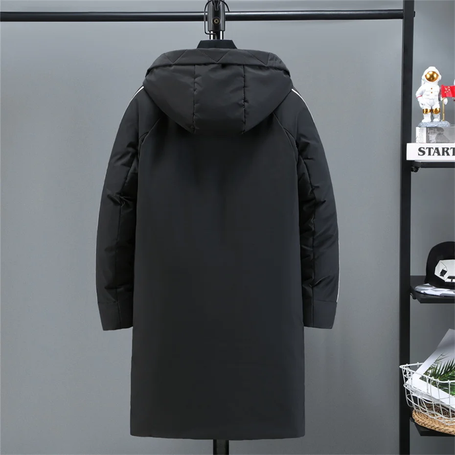 Long Parkas Men Winter Thick Jacket Coat Cargo Parkas Plus Size 10XL 11XL Male Fashion Casual Black Parkas Male Big Size 11XL