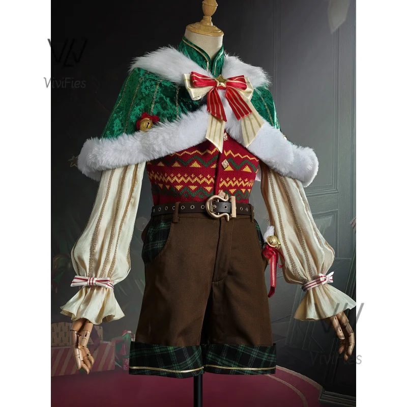 Game Identity V Survivor Painter Edgar Valden Cosplay Costume Fancy Suit Party Outfits Uniforms Cosplay Shoes Wig For Halloween