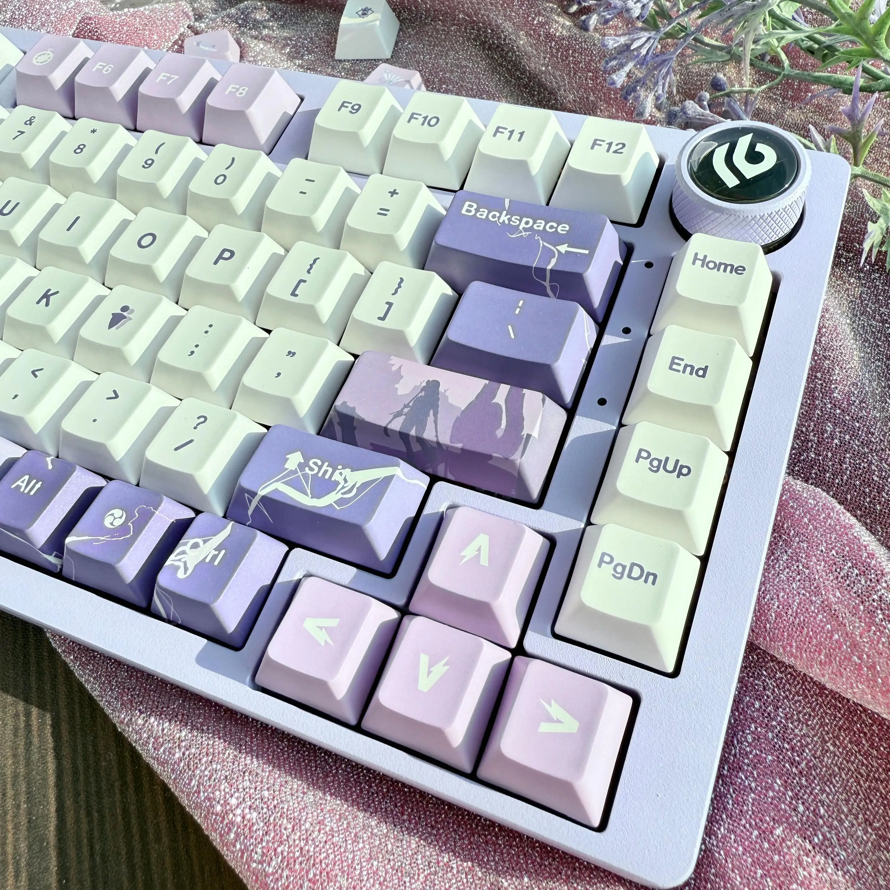 

Flower marriage Raytheon PBT keycap five-sided hot sublimation original xda oem