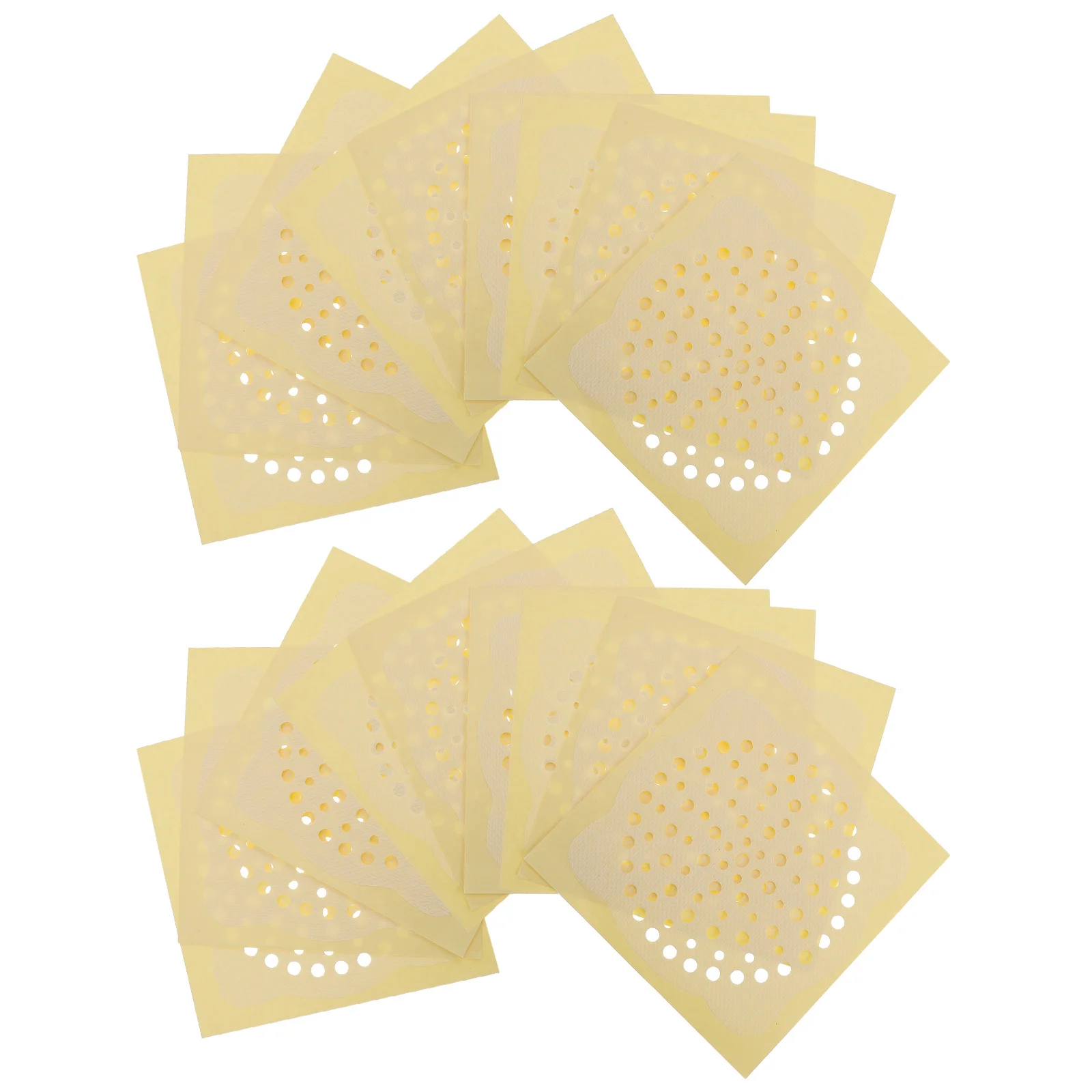 

50Pcs Anti-Blocking Hair Filter Stickers Durable Eco-Friendly Self-Adhesive Drain Hair Filtering Stickers Bathroom Sewer Sticker