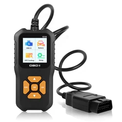 Car Diagnostic Tool V318 OBD2 Scanner Check Engine System Battery Tester Code Reader Read Vehicle Information Multi-language