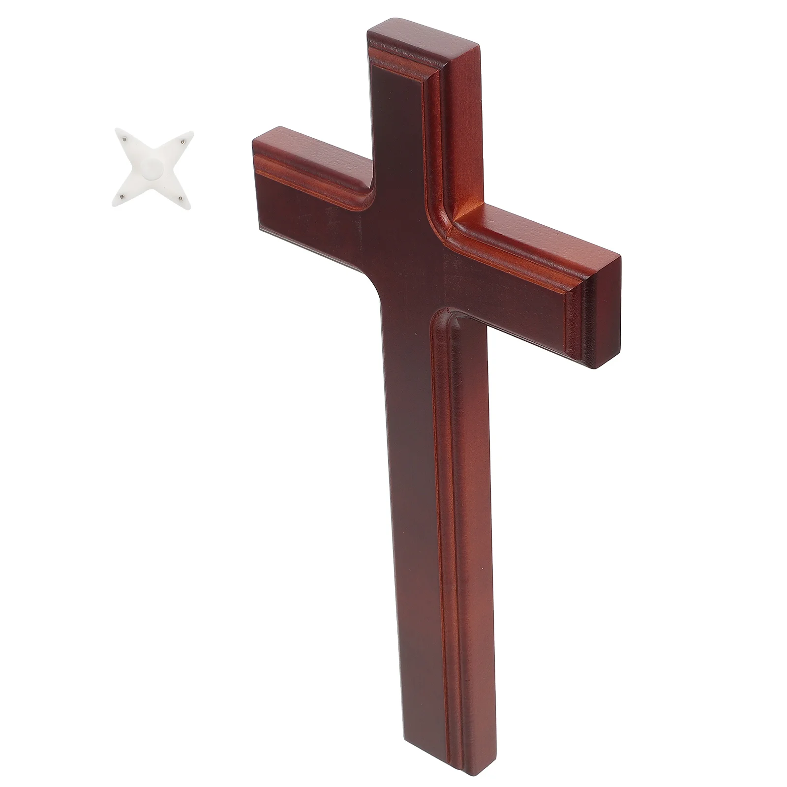 

Wooden Jesus Cross High Quality Environmental Material Christian Decor Hanging nament Solid Wood Craft Smooth Surface Religious