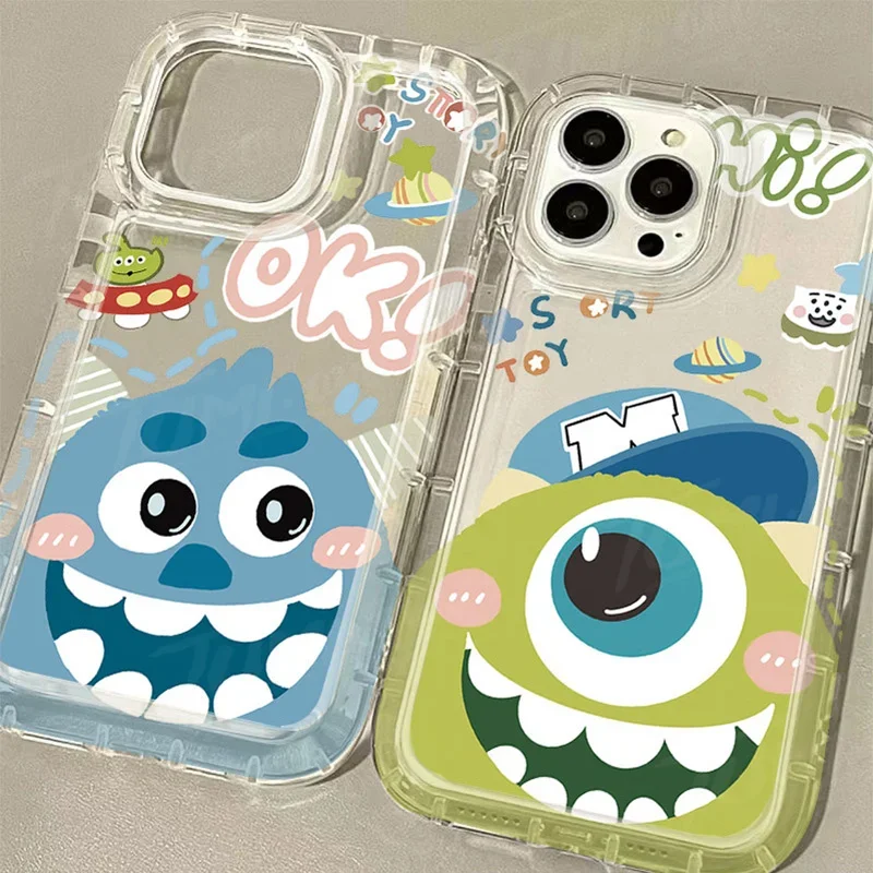 Etui Disney Cure Monsters University do iPhone'a 15 14 13 12 11 Pro Max XR XS X 8 7 6 6S Plus SE 2020 Pokrowiec ochronny z nadrukiem