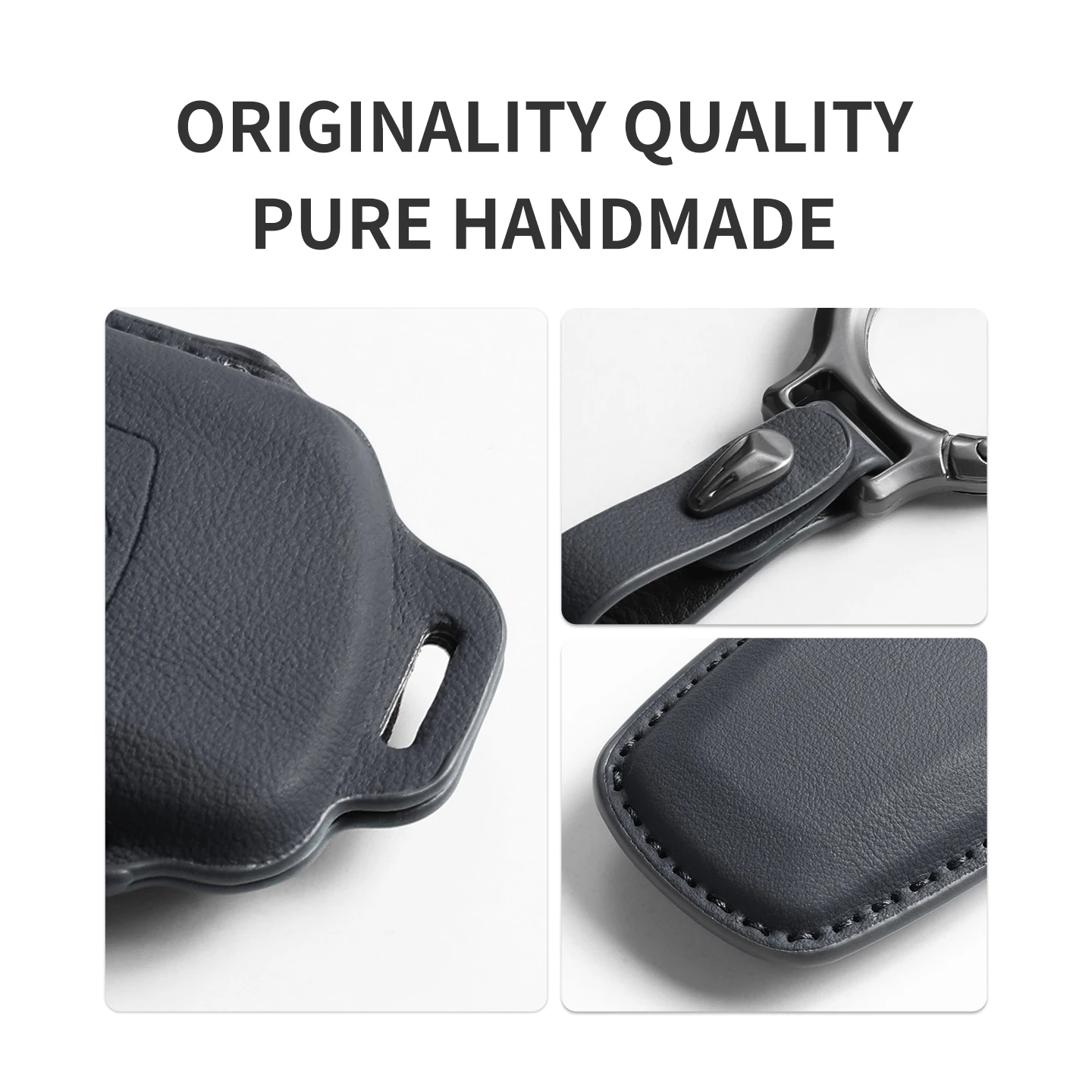 Capa de chave de carro para lynk & co z20 900 z10 original cor do carro couro caso chave remota escudo decorativo carro fob accessorie