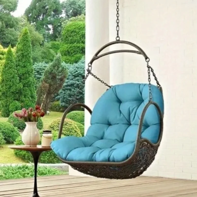 2026 New Outdoor Hanging Basket Chair Hanging Chair Cushion Balcony Garden Cushion Hanging Bed Chair Cushion Soft