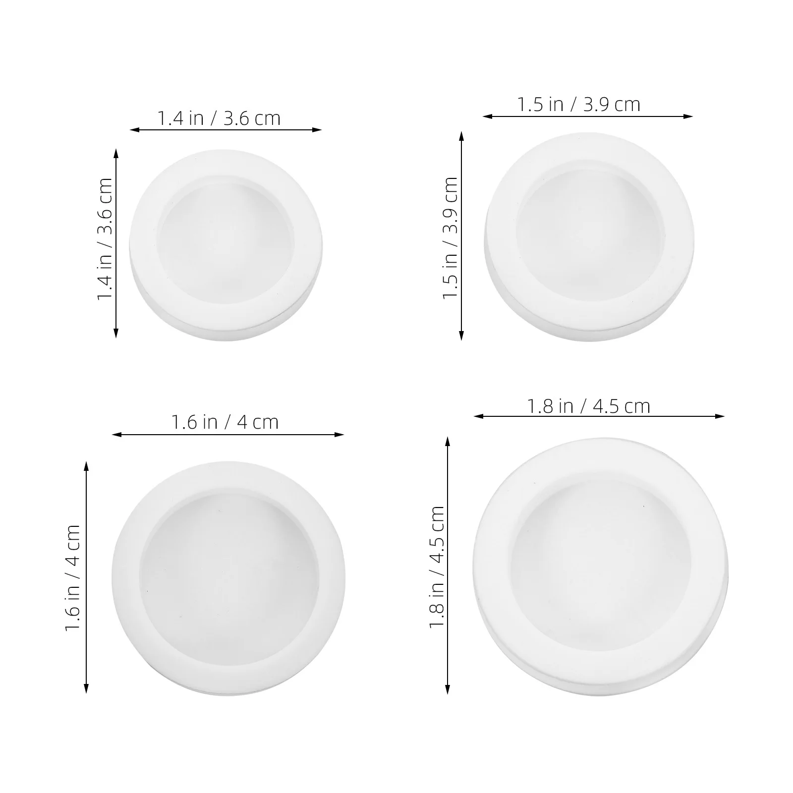 20Pcs Round Plug Closure for Coin Jars and Savings Containers Classic Design Easy Access Silicone Plugs Plug Hole Cover