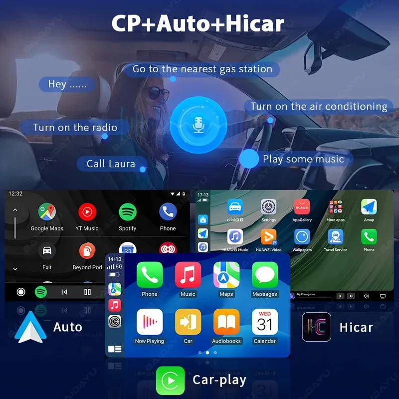 Baidayu Universal Android Car Radio TS20 2K 7870 QLED Display Screen Carplay GPS Customization Car Stereo Navigation Car Dvd - Image 5