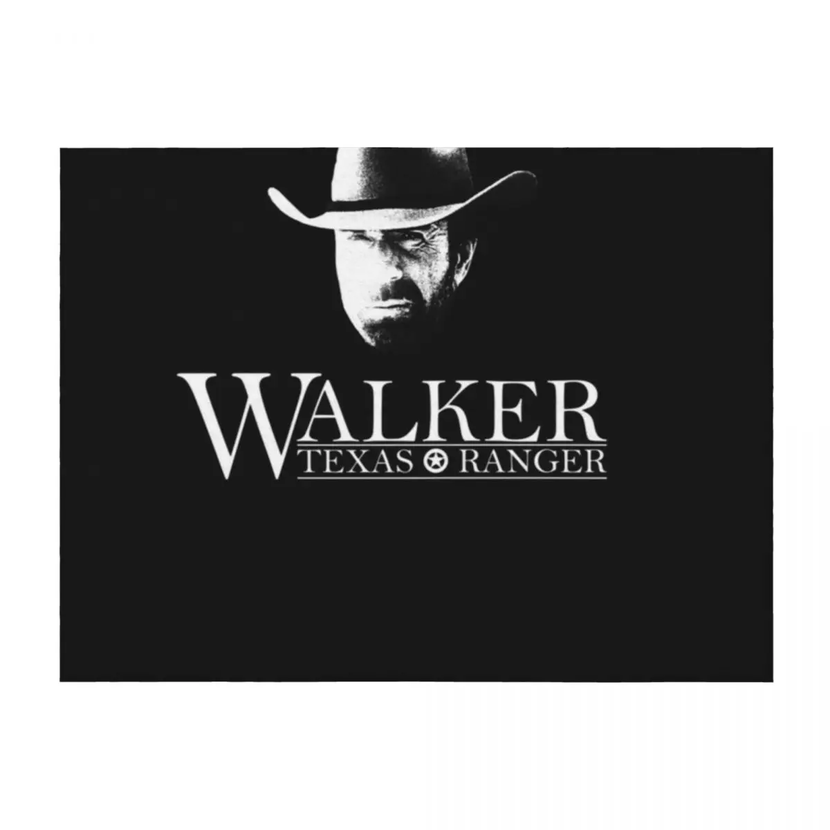 

Walker Texas Ranger (Chuck Norris) Head and Logo Essential Throw Blanket anime funny gift For Decorative Sofa Blankets