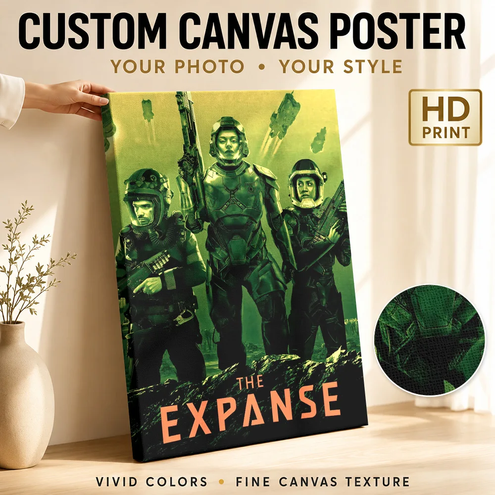 The Expanse: Sci-Fi Soldiers Canvas Print Poster Customized Gaming Anime Wall Paintings Decoration for Game Room Ready to Hang