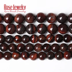 AAA Quality Natural Stone Red Tiger Eyes Round Beads 15