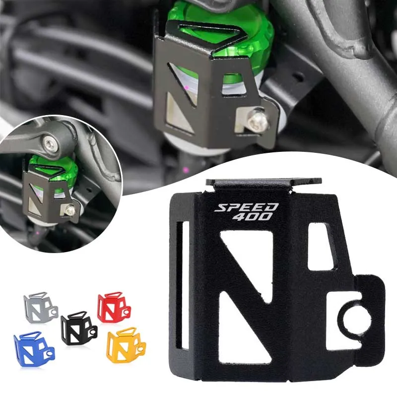 

Motorcycle Accessories Rear Brake Fluid Reservoir Guard Cover Protect Oil Cup Cover Fit For SPEED 400
