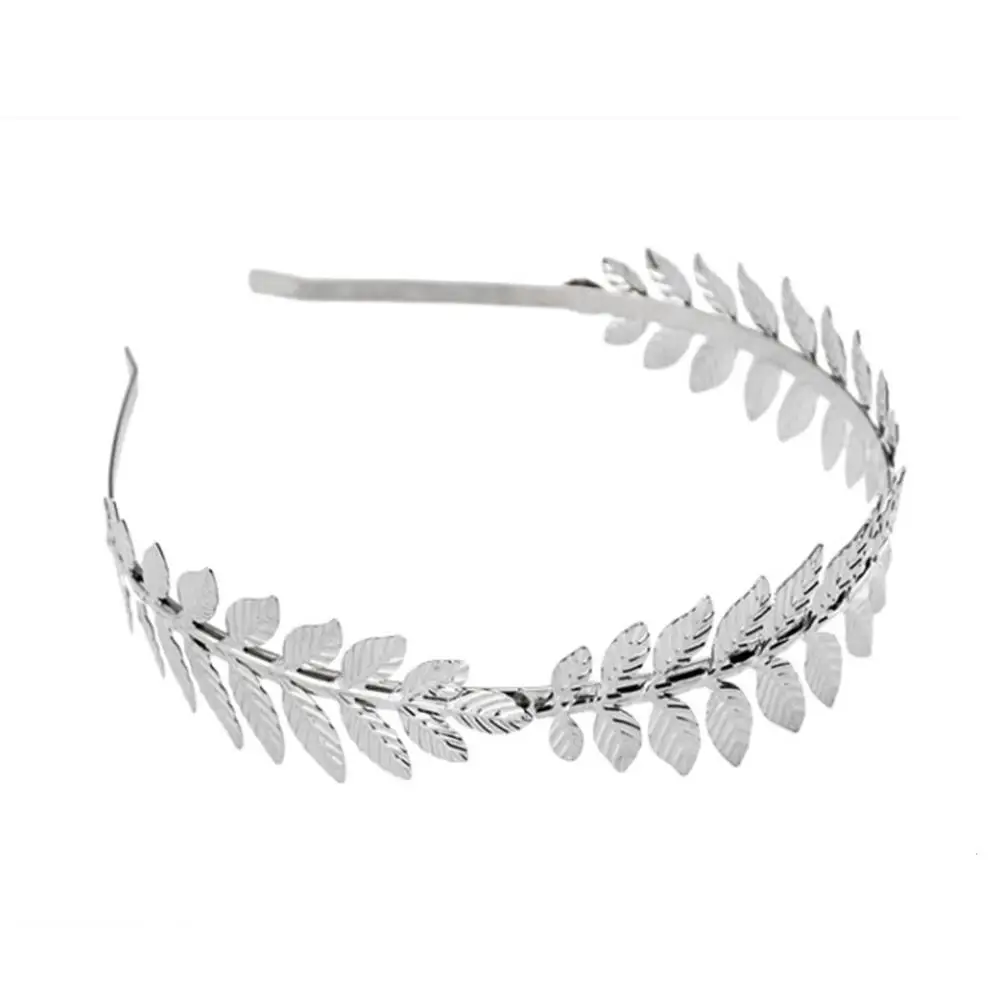 Diadema de hoja dorada Retro Para Boda, corona de joya para la cabeza de la novia romana, diadema de lujo para el cabello, accesorios de Tiara para