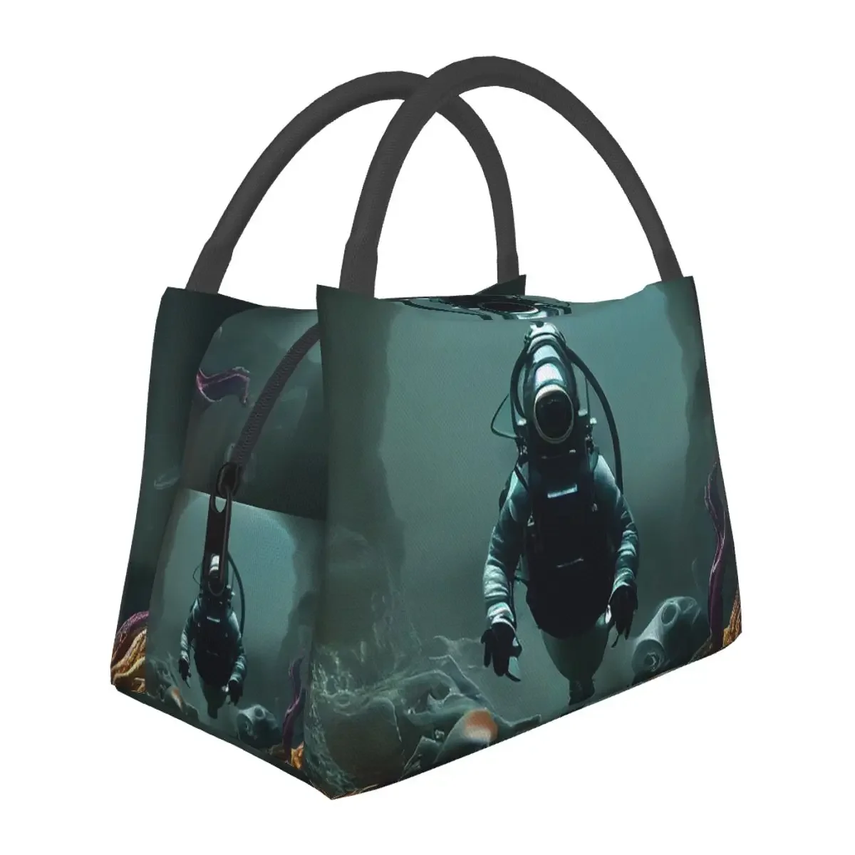

Глубоководные сумки для обеда Caveran Diver, изолированная коробка для бенто, сумка для обеда, сумки для пикника, термосумка-холодильник для женщин, студенческой работы