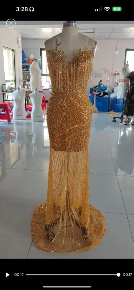 Long Dresses Custom made Luxury Evening prom dress 2025 for wedding image 2