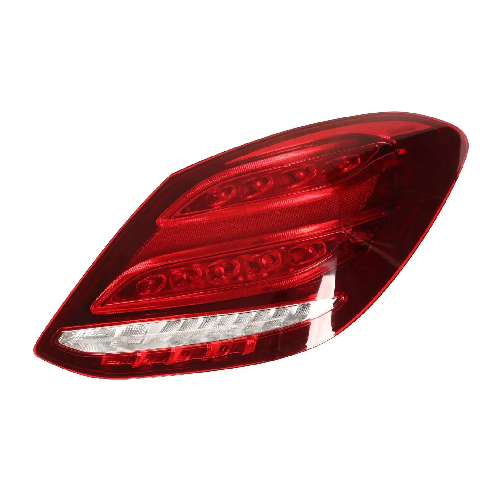 Left Right Side LED Tail Lights Rear Lamp 059060357 059060457 C-Class W205 Sedan Pre Facelift 2015-2018