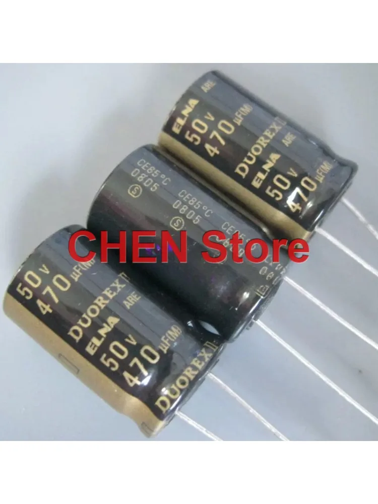 4PCS/10PCS original ELNA DUOREX II 50V470UF 16X25MM 85C ARE 470UF 50V electrolytic capacitor free shipping