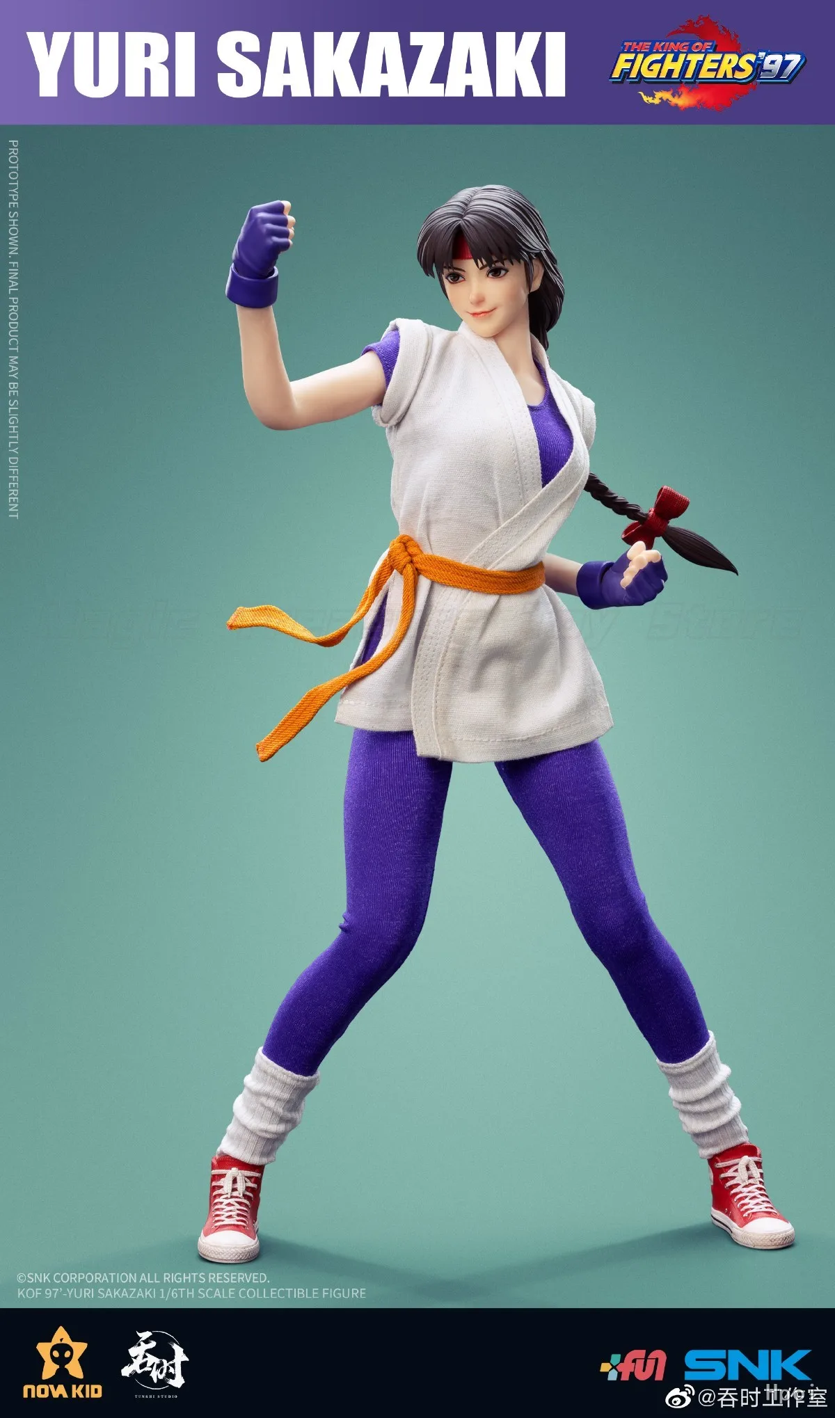 【Em estoque】Sonshi Studio original THE KING OF FIGHTERS '97 YURI SAKAZAKI 1/6 escala figura ornamentos de animação