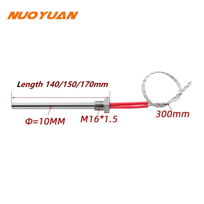 220V 350W Ignition Igniter Hot Rod Wood Pellet Stove Stainless Steel Electric Cartridge Heater