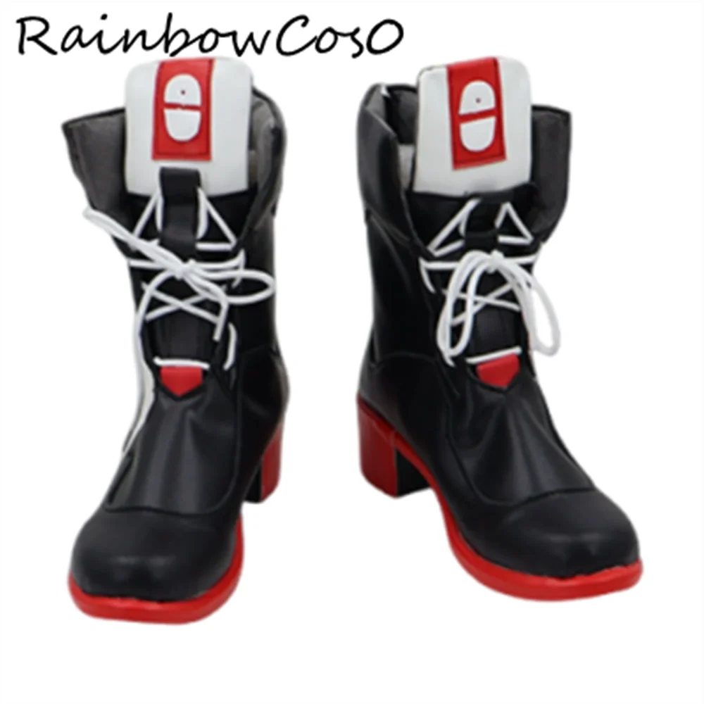 Exusiai Arknights Cosplay Shoes Boots Game Anime Party Halloween RainbowCos0 W4904