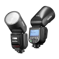 GODOX V1 PRO C 2.4G Wireless Camera Flash 1/8000s HSS 1.3s Recycle Time with M/TTL Flash Mode 10 Levels Adjustable Brightness