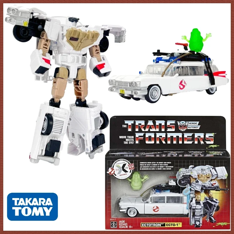 

В наличии TM Transformers G Series Ecto-1, коллекционная фигурка, аниме-робот, аниме, экшн-модели, детские подарки, стежка