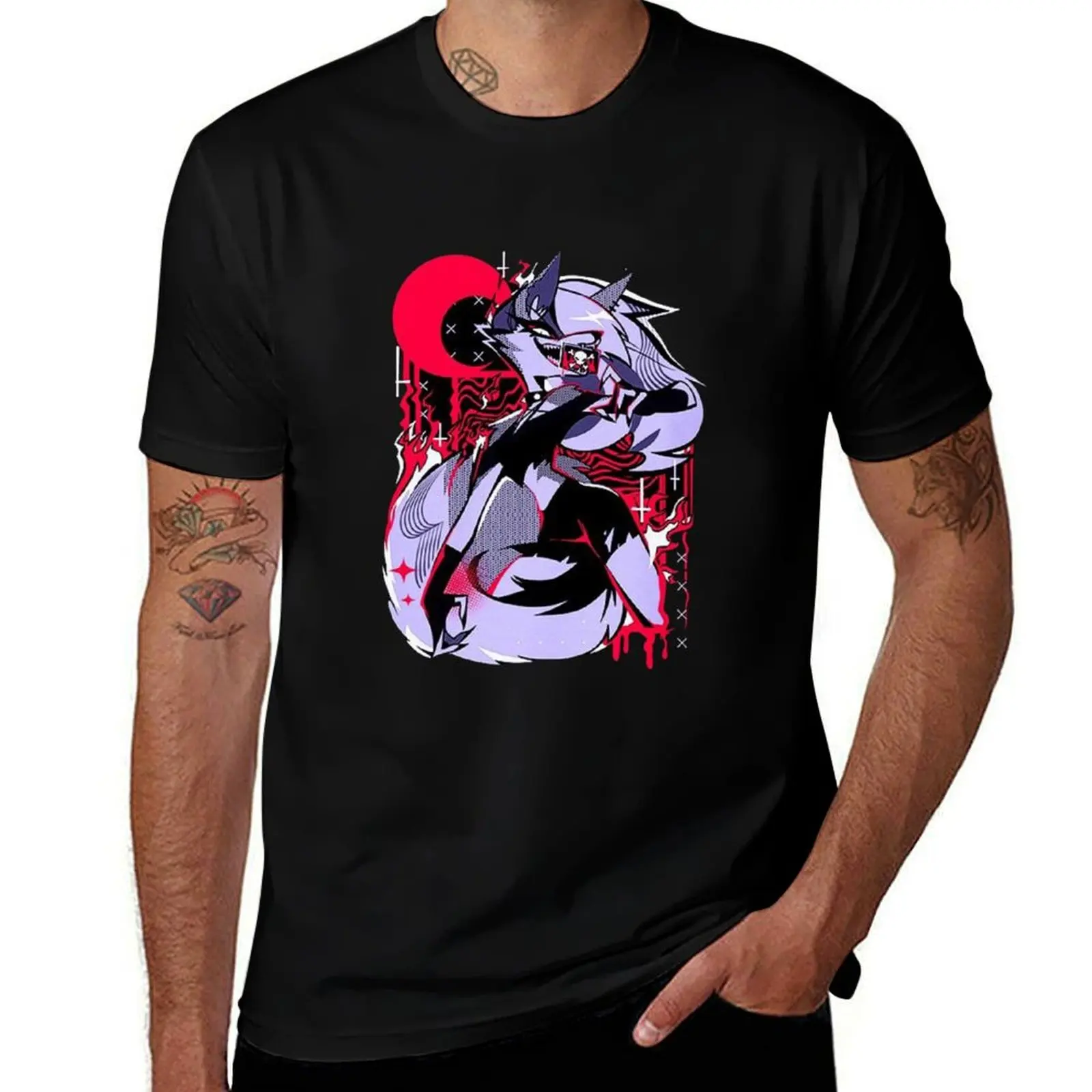 Helluva Boss loona T-Shirt luxury designer summer 2025 sweat plus sizes fitted t shirts for men