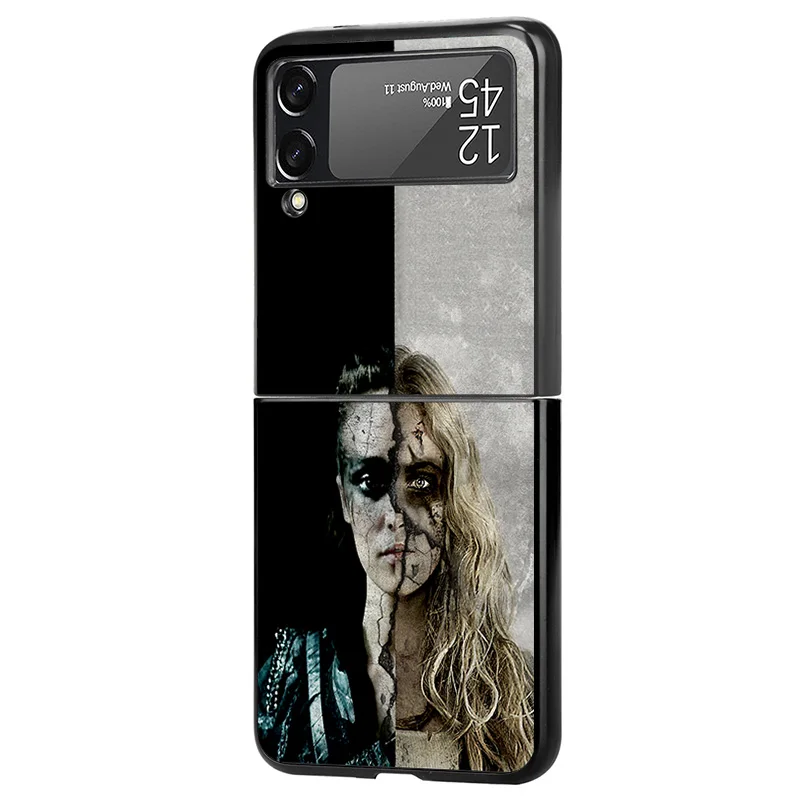 Hard Case for Samsung Z Flip6 Flip5 Flip4 Flip3 5G High-quality The 100 TV Eliza Taylor Galaxy ZFlip 6 5 Black Phone Cases Cover