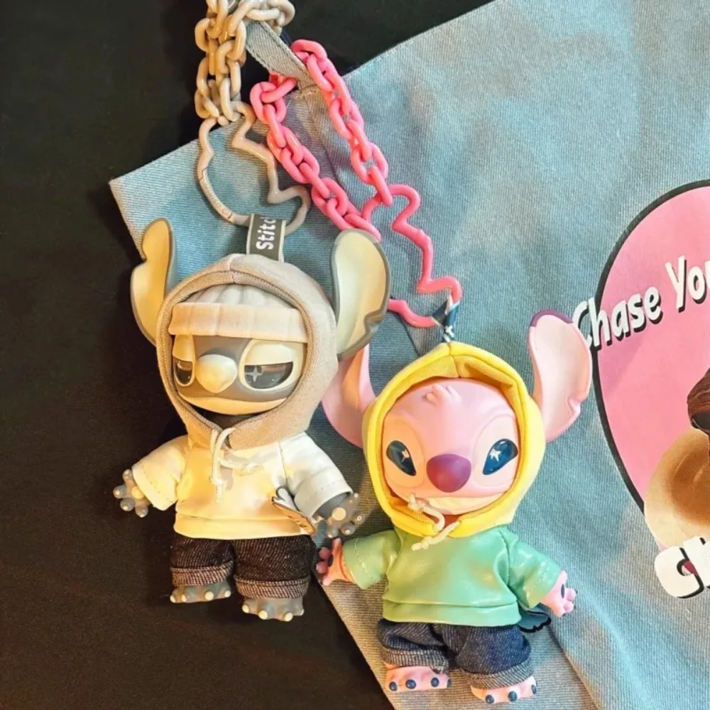 Cartoon STC Street Series Vinyl Blind Box Joint Beweegbare Stitch Model Rugzak Hanger Verjaardagscadeau Bureau Auto Pop Decoratie