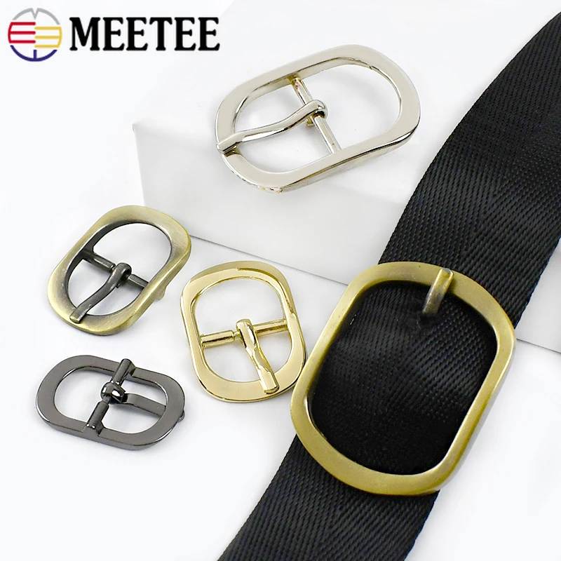 

5Pcs 25mm Metal Pin Buckles for Sewing Bag Strap Belt Adjustable Clasp Webbing Leather Shoes Ring Hook DIY Hardware Accessories