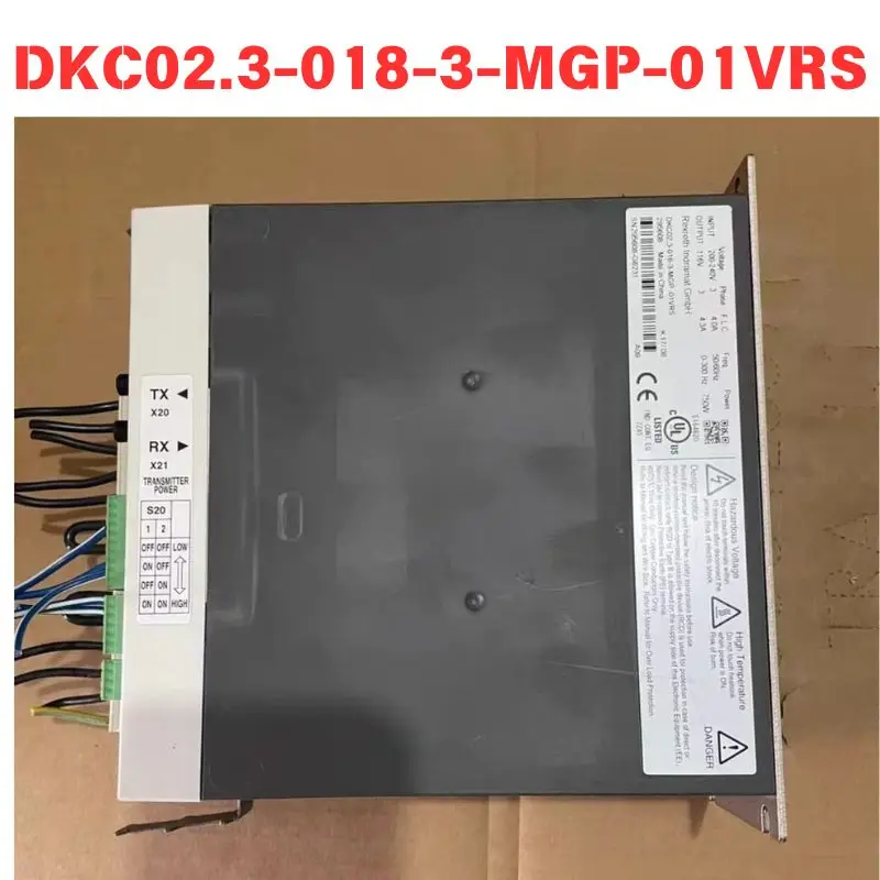 Used OEM disassembled parts 01VRS Servo driver DKC02.3-018-3-MGP Functional test OK