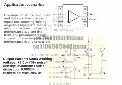 OPS100 Dual Differential Fully Symmetric Discrete Component Single Operational Amplifier