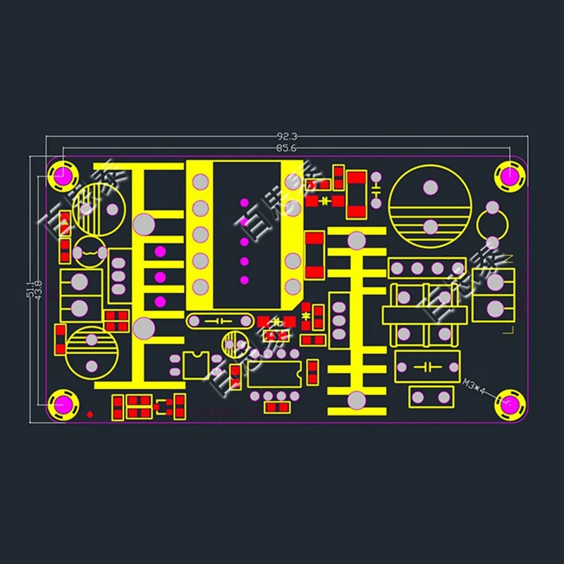 分離電源モジュール、AC-DC電源、ベアボードアクセサリー、12v、6a、70w