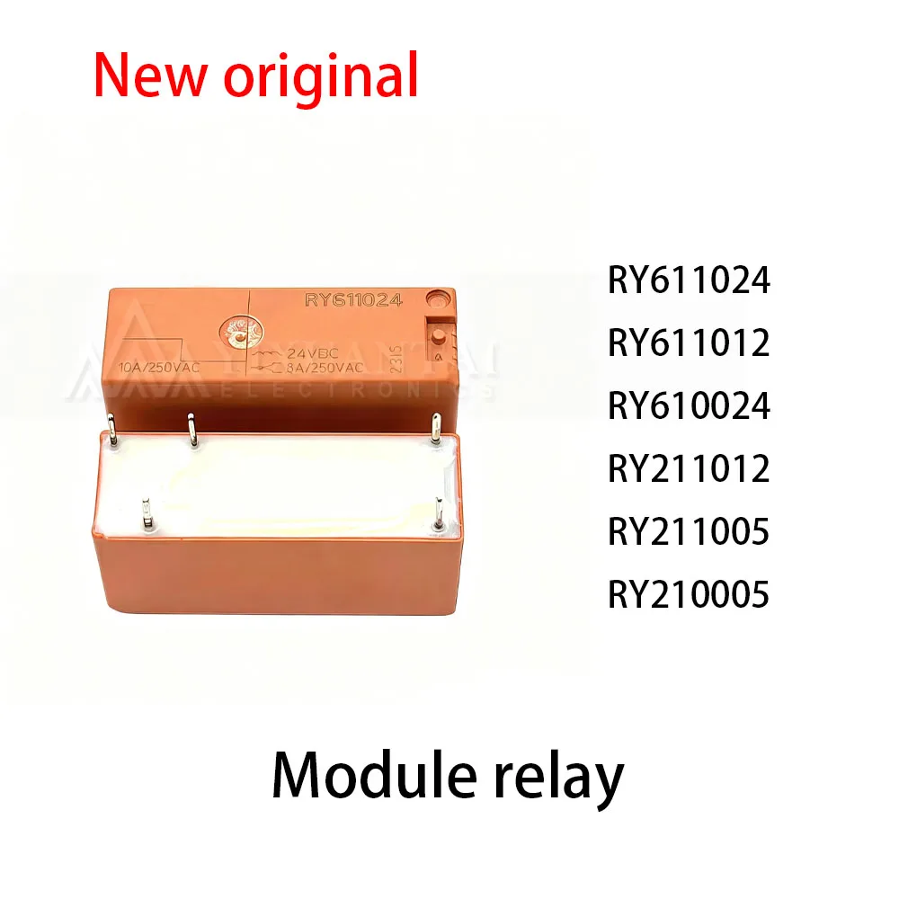 (10pcs) 100% New relay RY611024 RY611012 RY610024 RY211012 RY211005 RY210005 Module relay