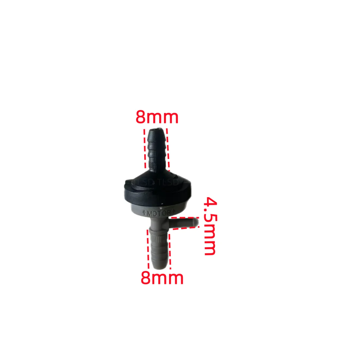 Engine 1.8t Air Pump Exhaust Valve Three-Way Vacuum Check Valve 07C133529A 07C133529D Suitable for Vw Passat Seat Audi A4 A5 A6 A8