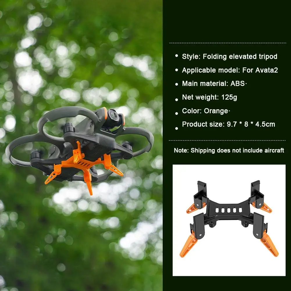 Spider Leg Shaped Heightened Tripod For DJI AVATA 2 Heightened Landing Gear Prevent Damage Fuselage During Takeoff And Land Z4L0