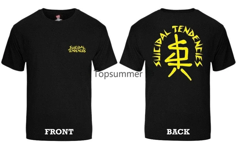 Suicidal Tendencies Sxtx Logo T-Shirt Dogtown Punk T-Shirt Summer Novelty Cartoon T Shirt