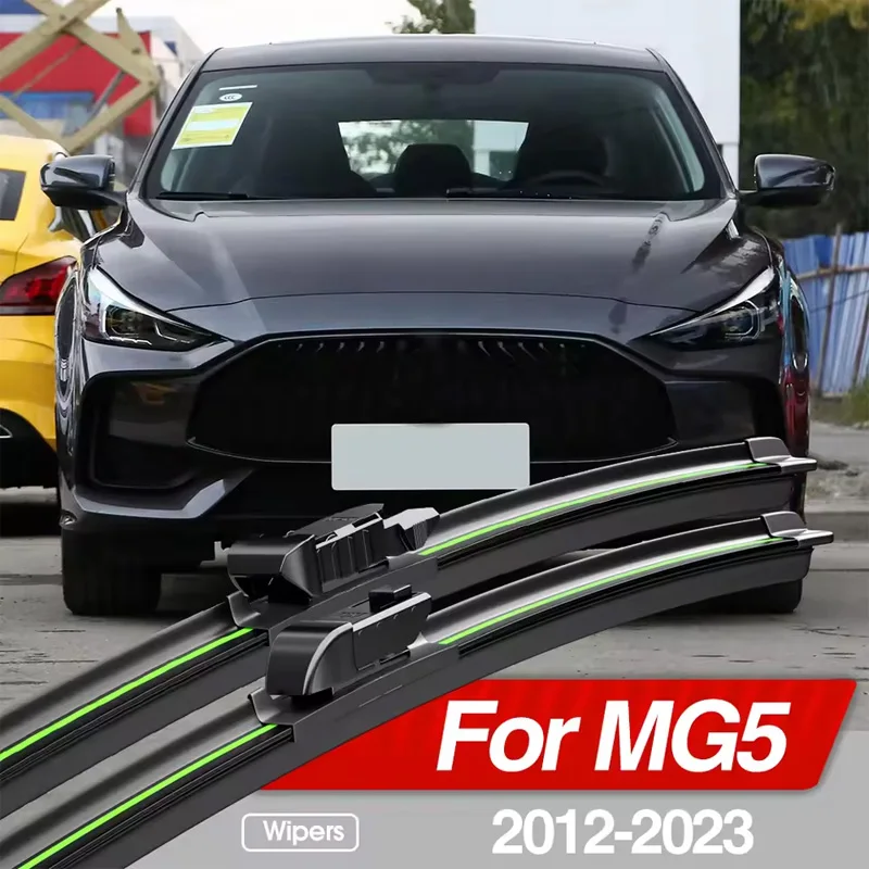 For MG 5 MG5 2012-2023 Front Windshield Wiper Blades 2pcs Windscreen Window Accessories 2013 2015 2018 2019 2021 2022