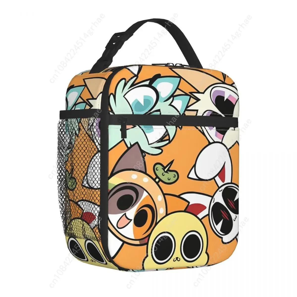 Chikn Nuggit Cartoon Anime Insulated Lunch Bag Food Container Leakproof Cooler Thermal Lunch Boxes For Travel