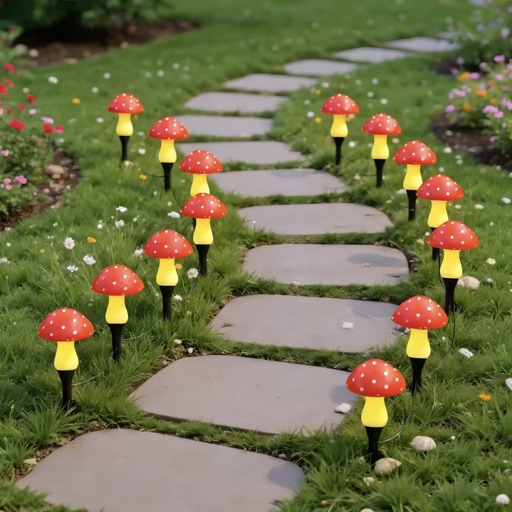 luzes-ambientais-solares-em-forma-de-cogumelo-cordao-de-led-para-decoracao-de-jardim-a-prova-d'Agua-branco-quente-e-colorido-para-decoracao-de-quintal-caminho-e-gramado